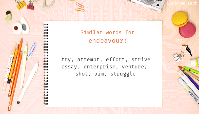 endeavour synonym