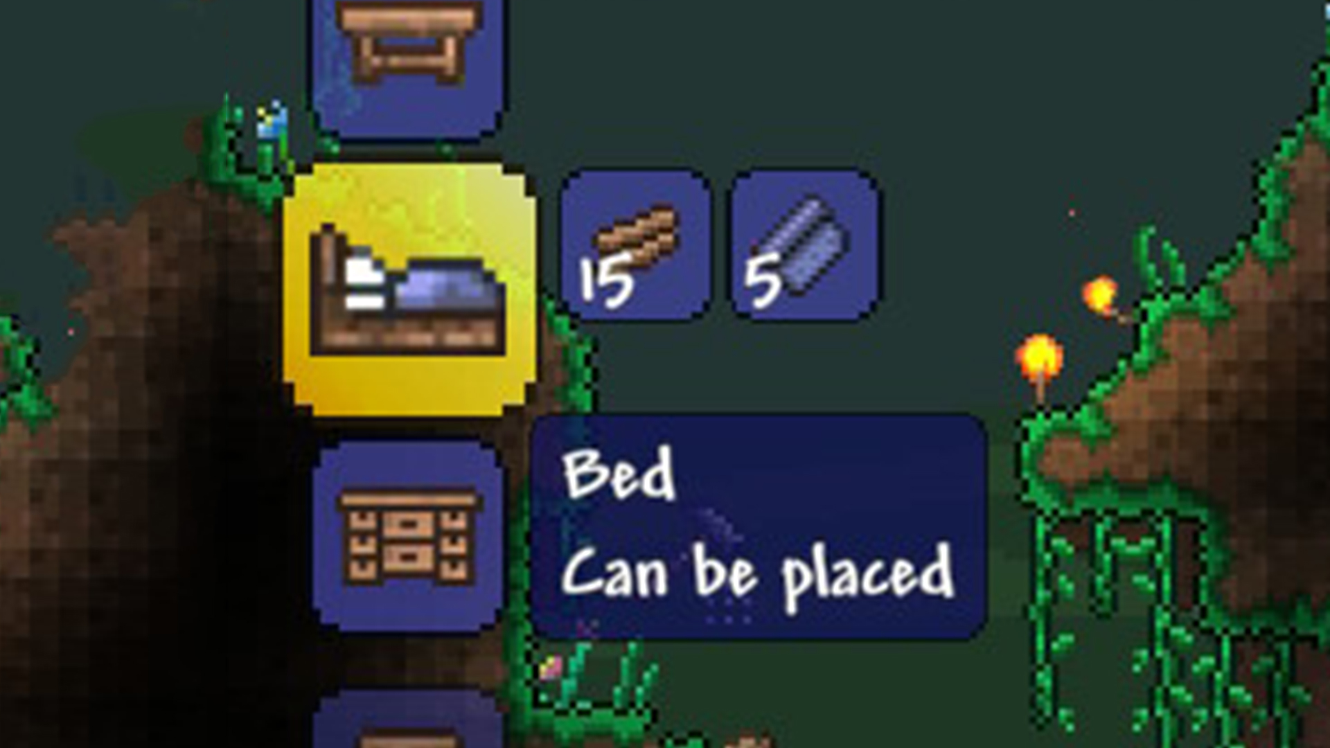 terraria bed