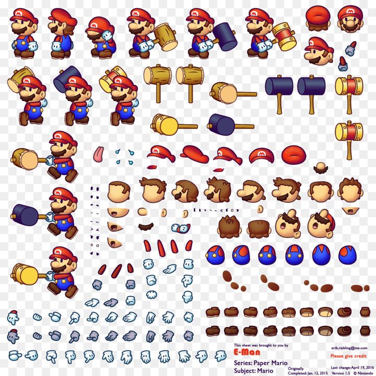 mario sprite sheet