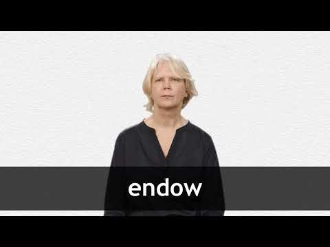 how to pronounce endowed