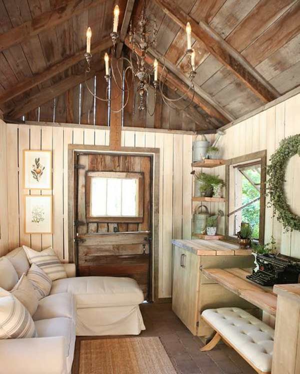 shed ideas interior