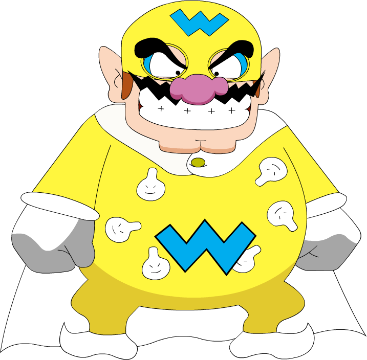 super wario man cara