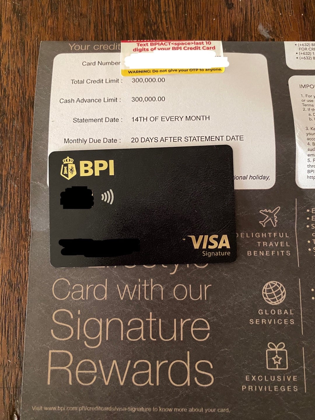 bpi preferred card