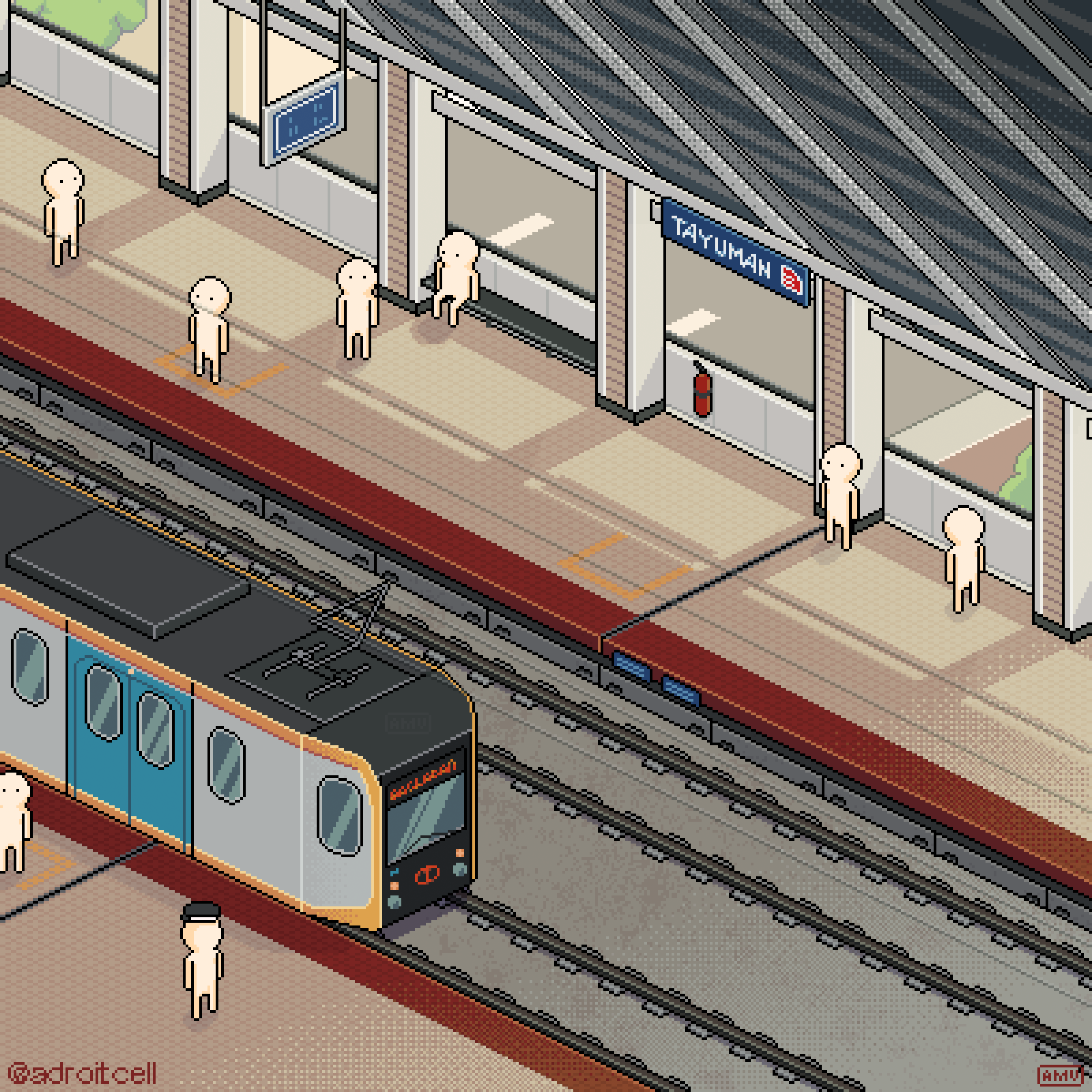 trainstation pixel