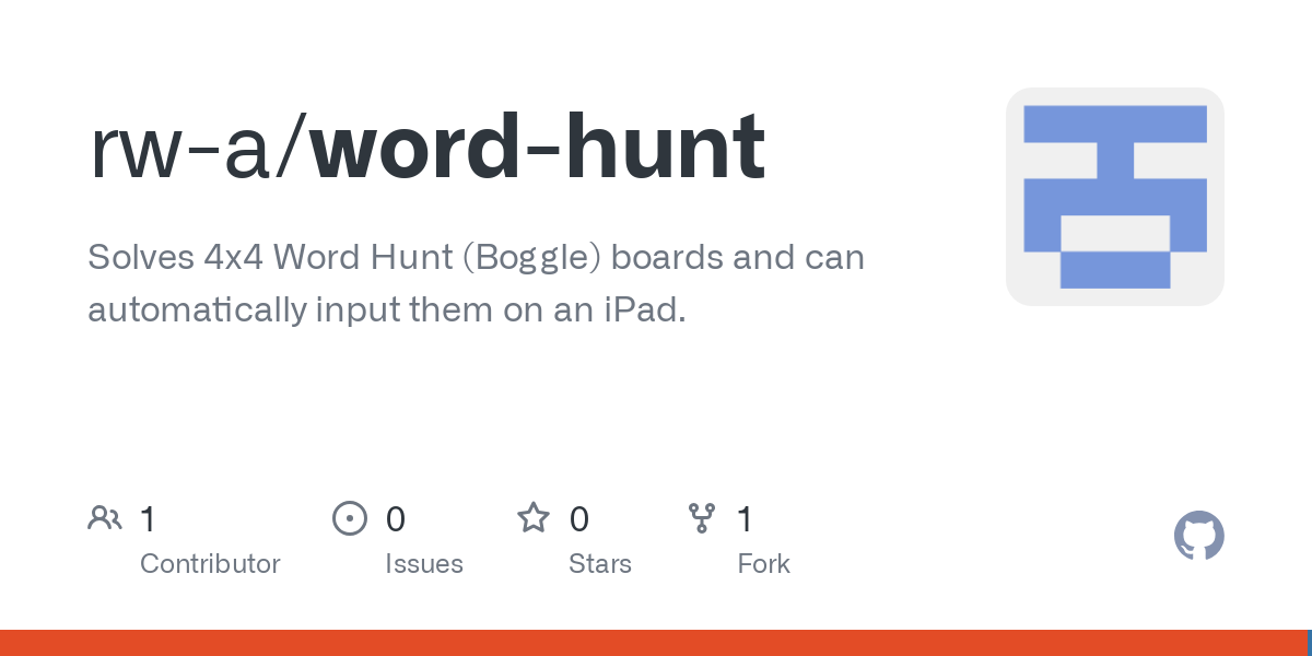 4x4 word hunt solver