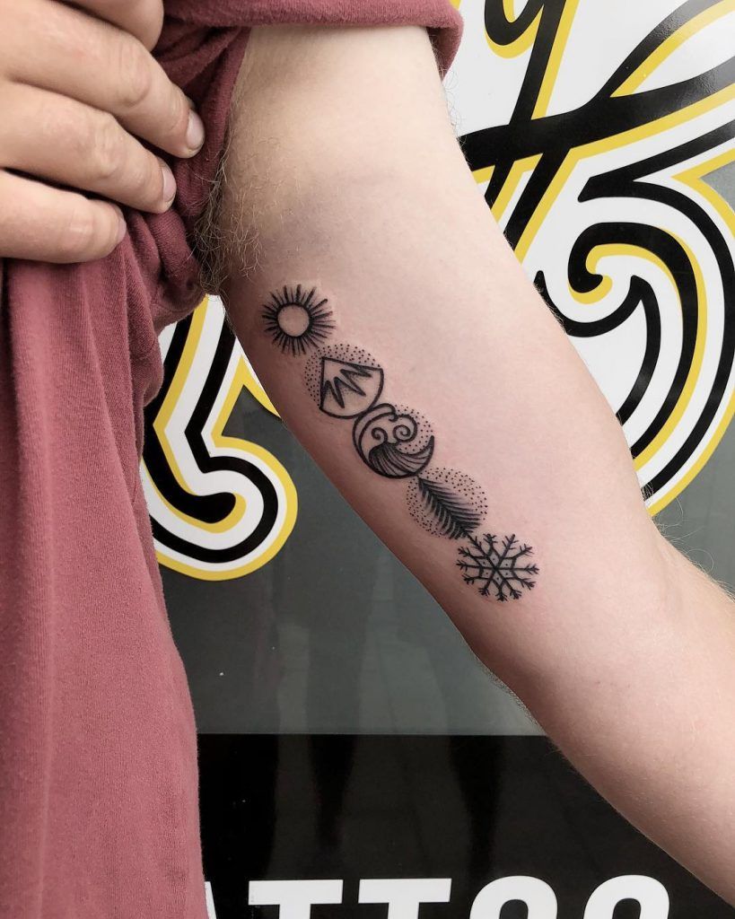 5 elements tattoo