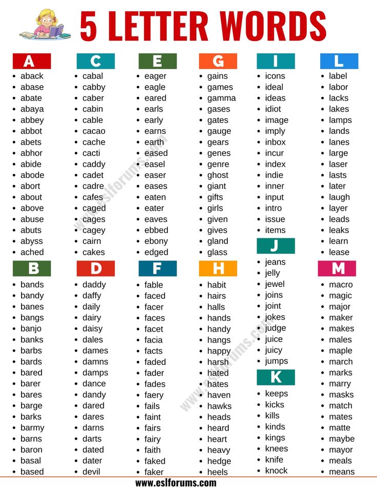 5-letter words with a and e