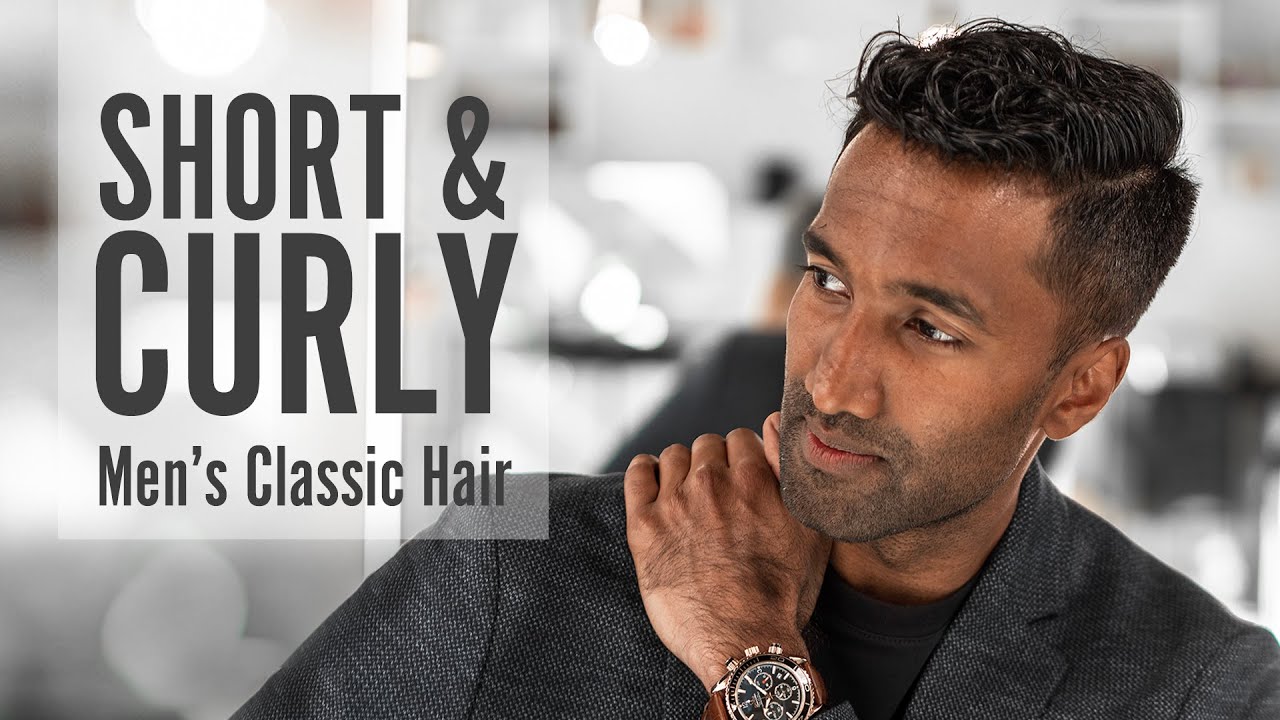 short curls hairstyle men