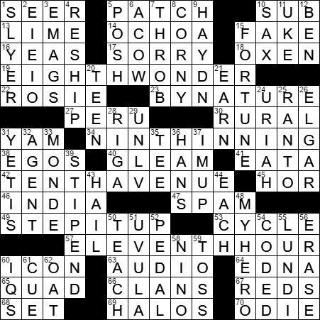 paris season crossword clue