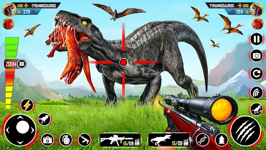 dinosaur hunting games