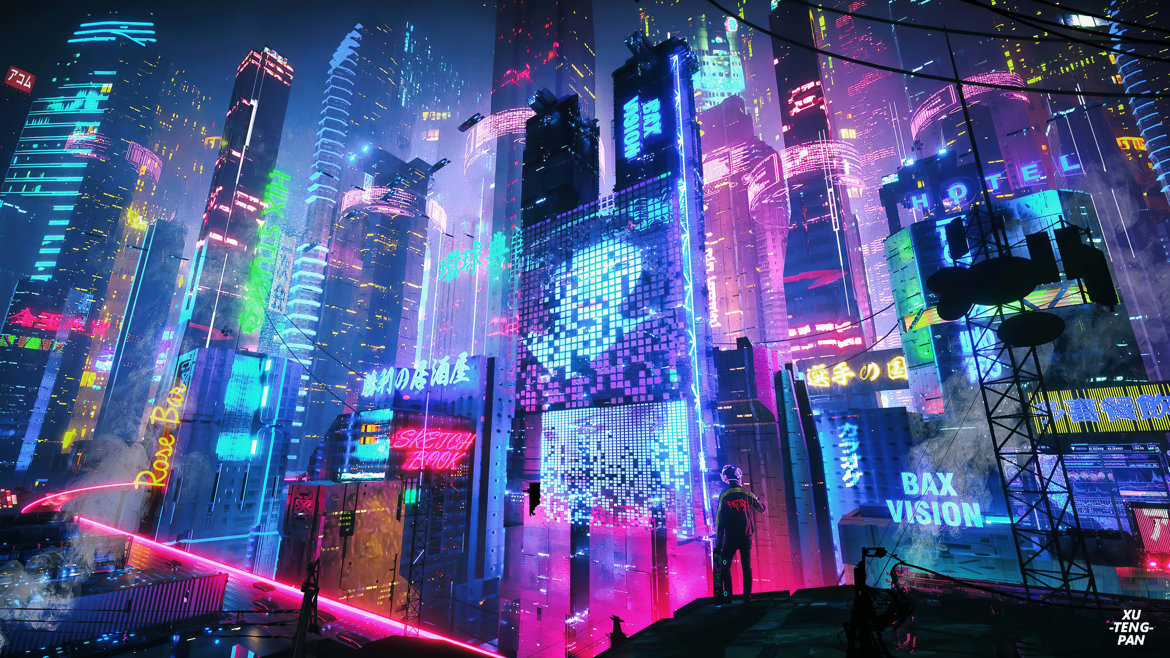 cyberpunk city wallpaper