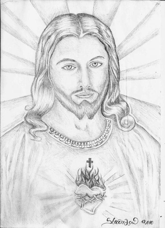 jesus christ drawing