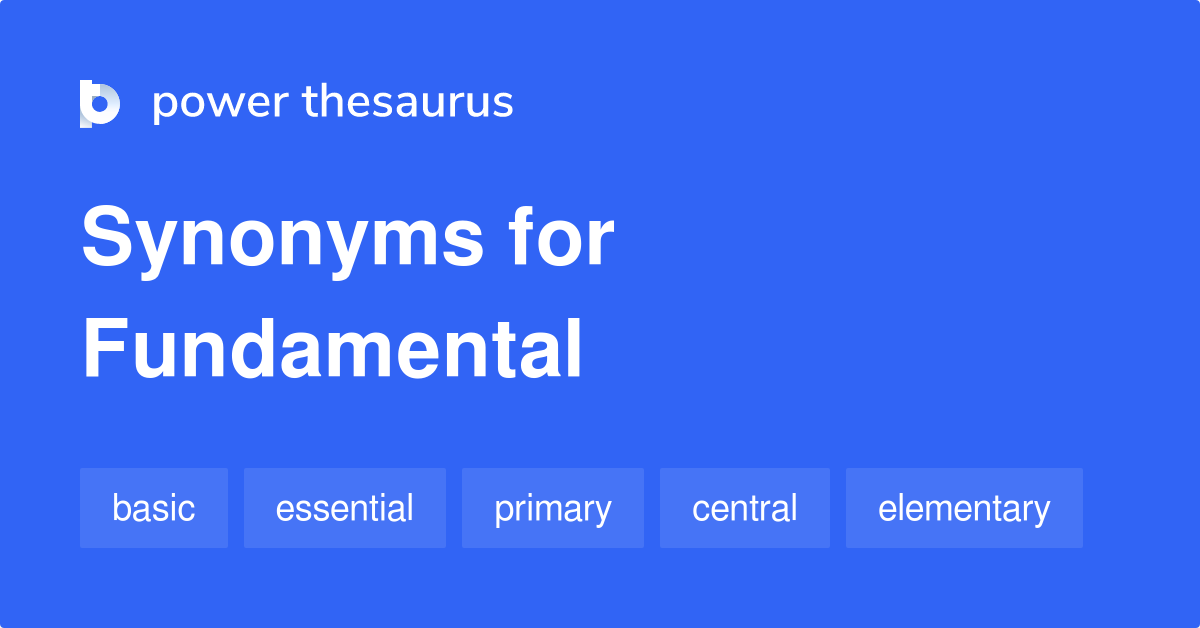 fundamental thesaurus