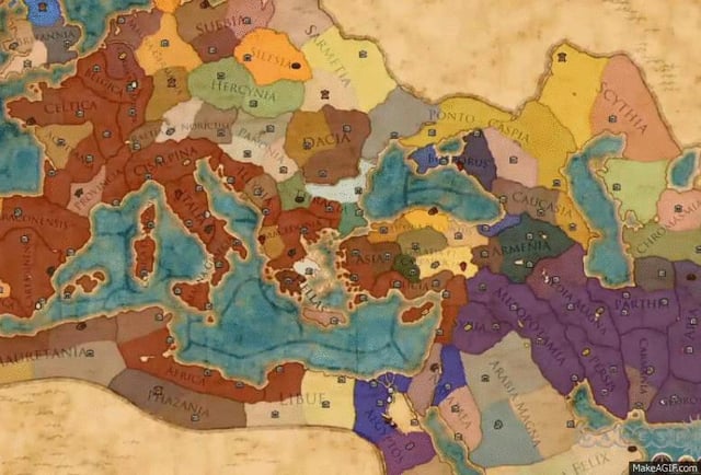 total war 2 rome map