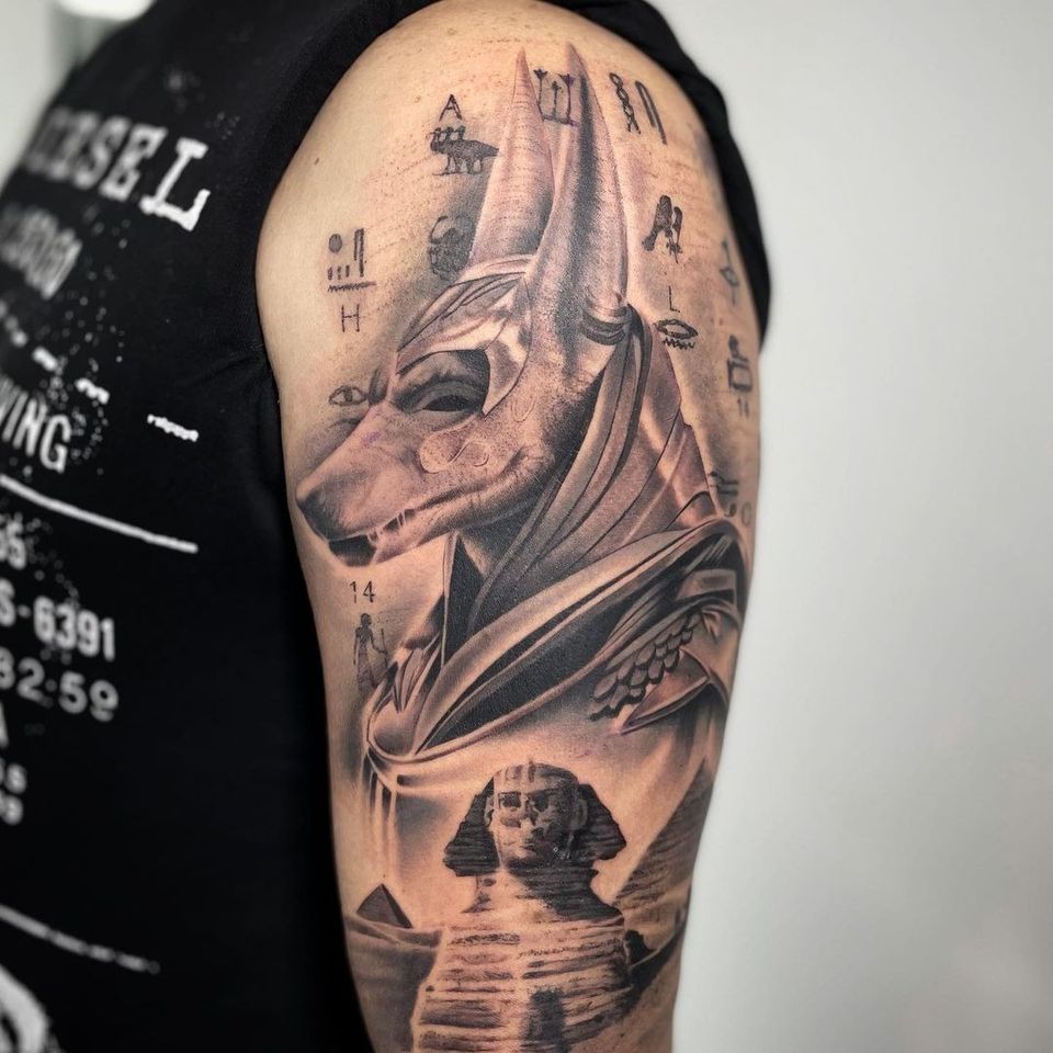 egyptian gods tattoo