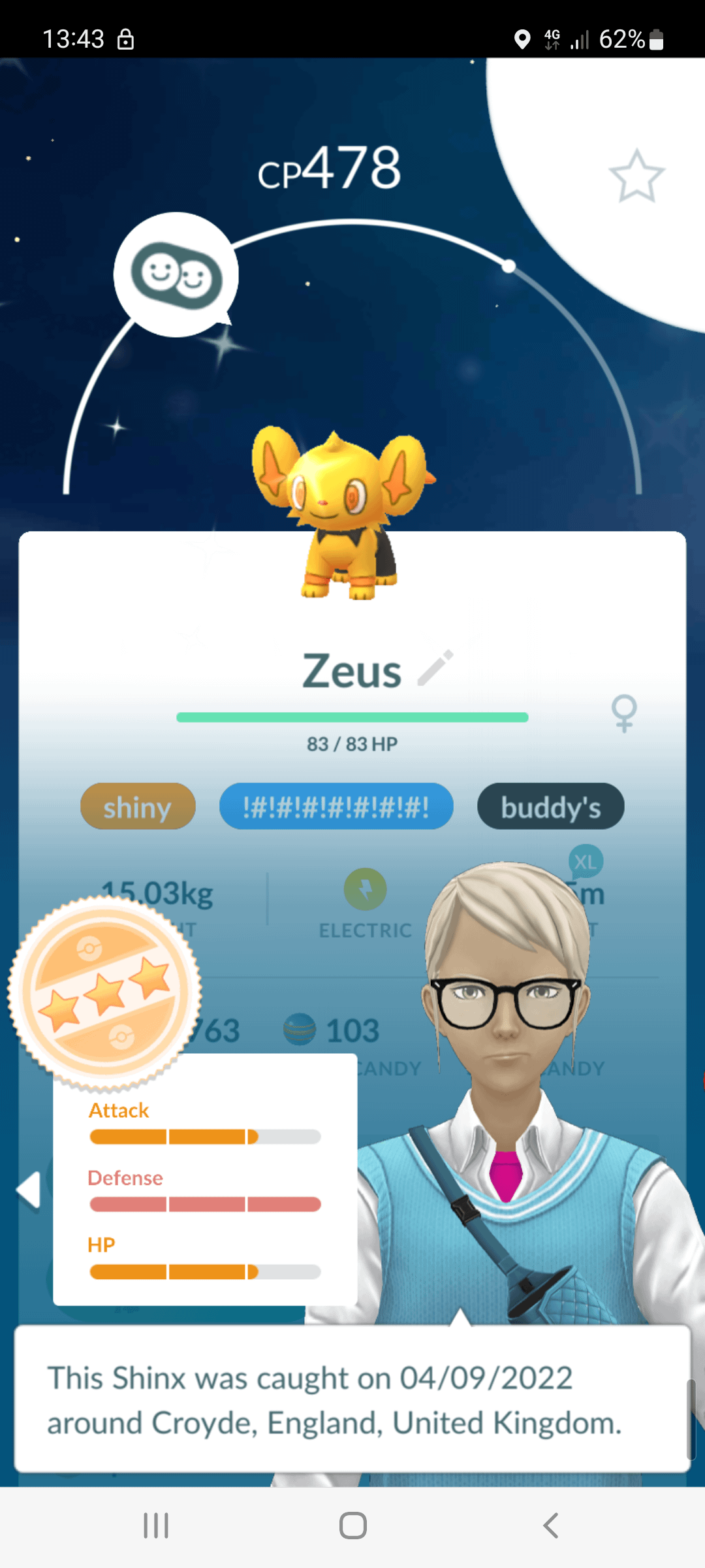 zeus pokemon go