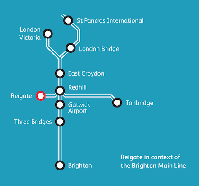 trains from redhill to london bridge