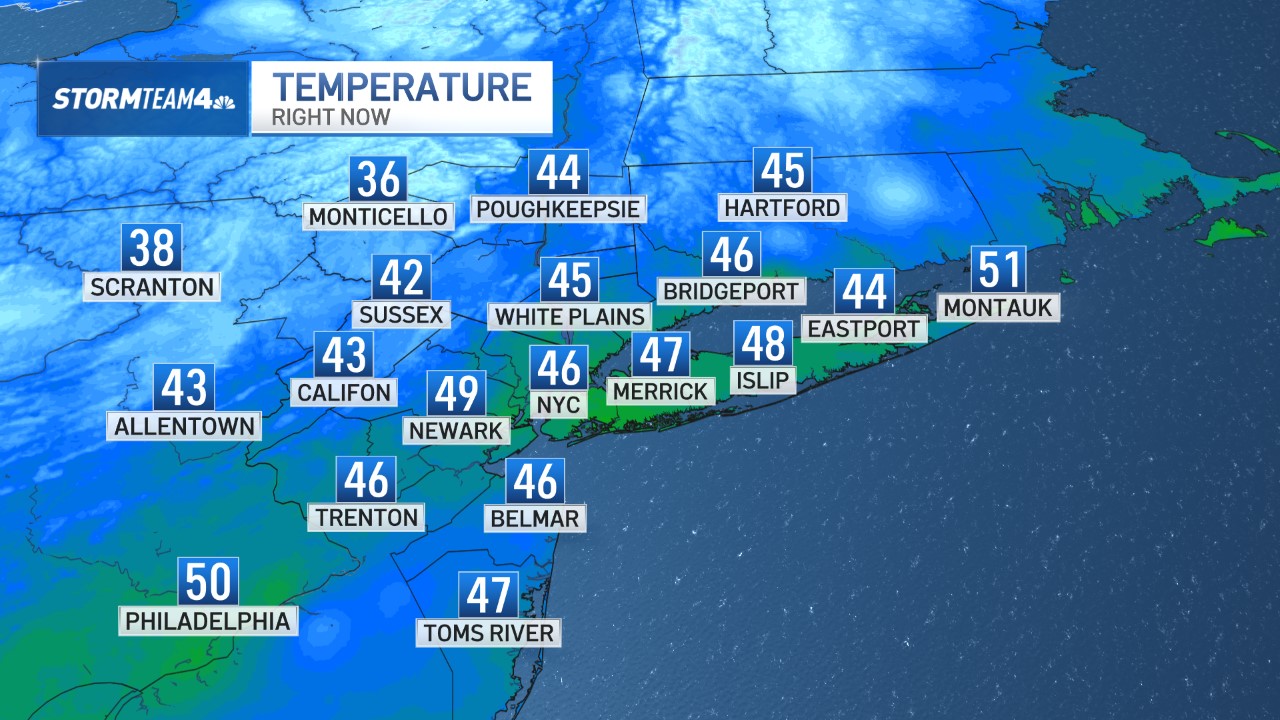 current temperature of new york