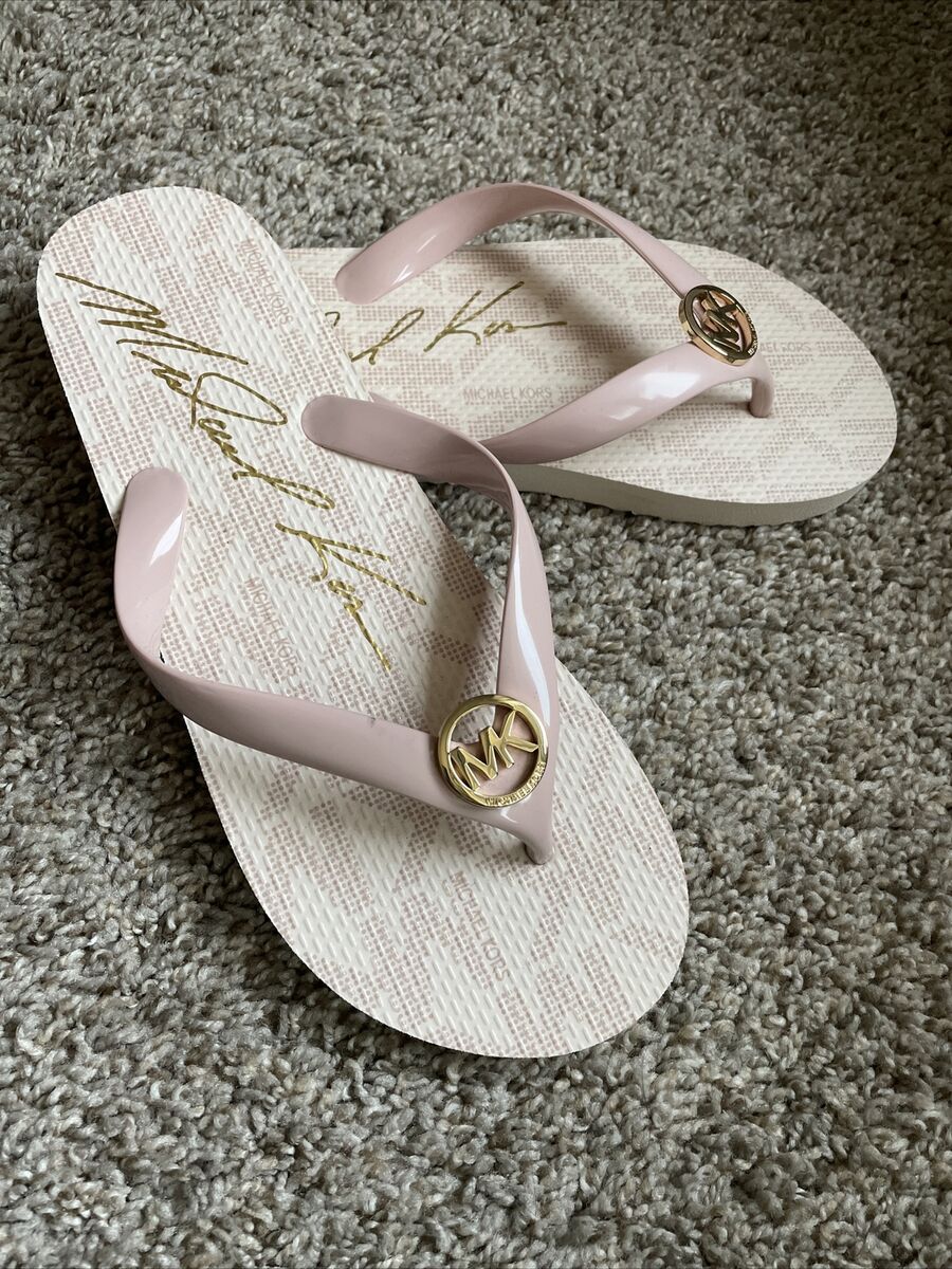 michael kors womens flip flops