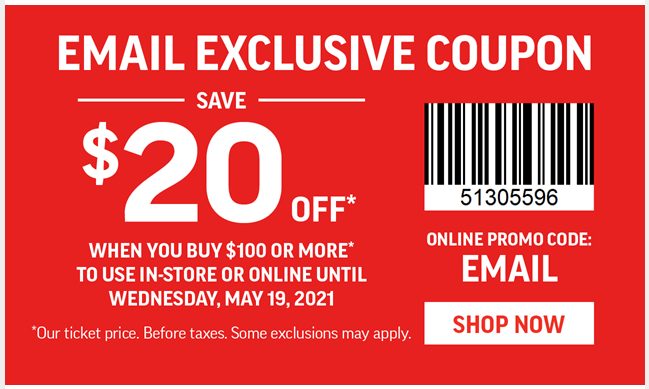 sport chek in store coupon