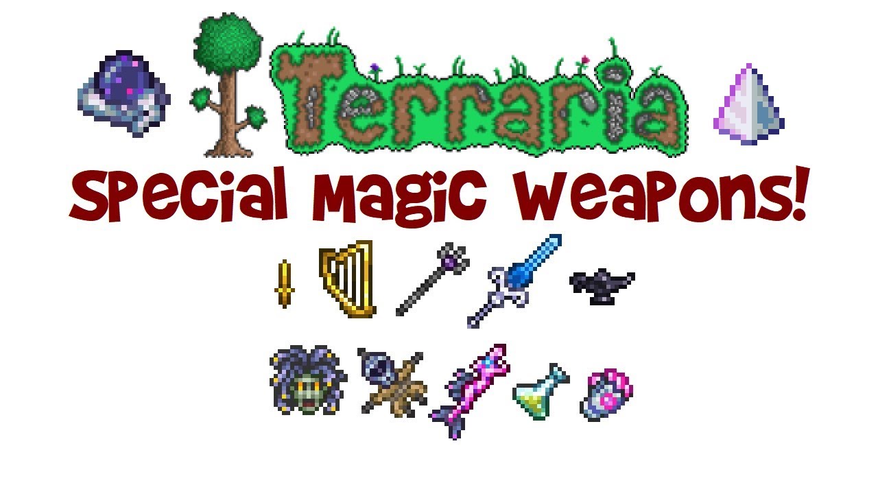 terraria magic weapons