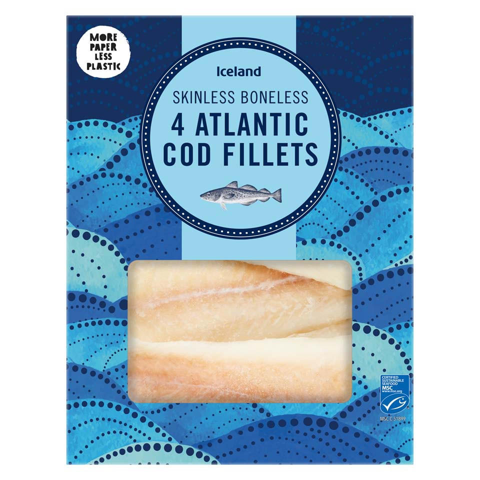 iceland frozen cod fillets