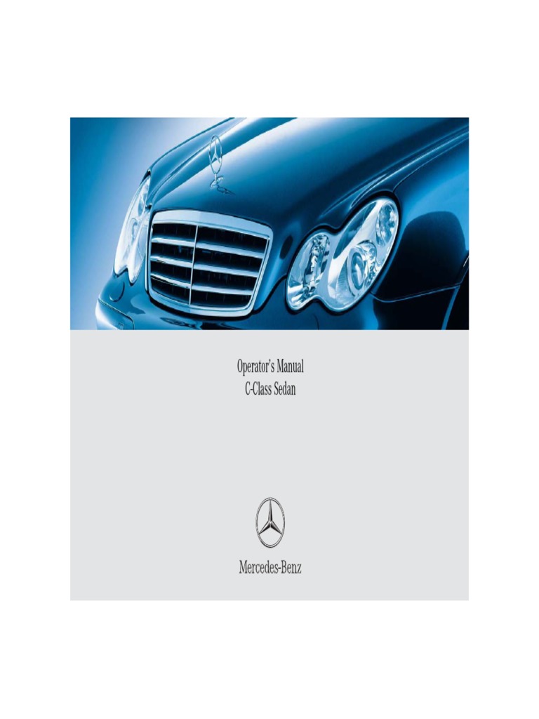 mercedes w203 service manual pdf