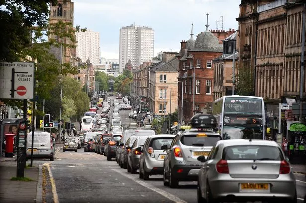 live traffic glasgow