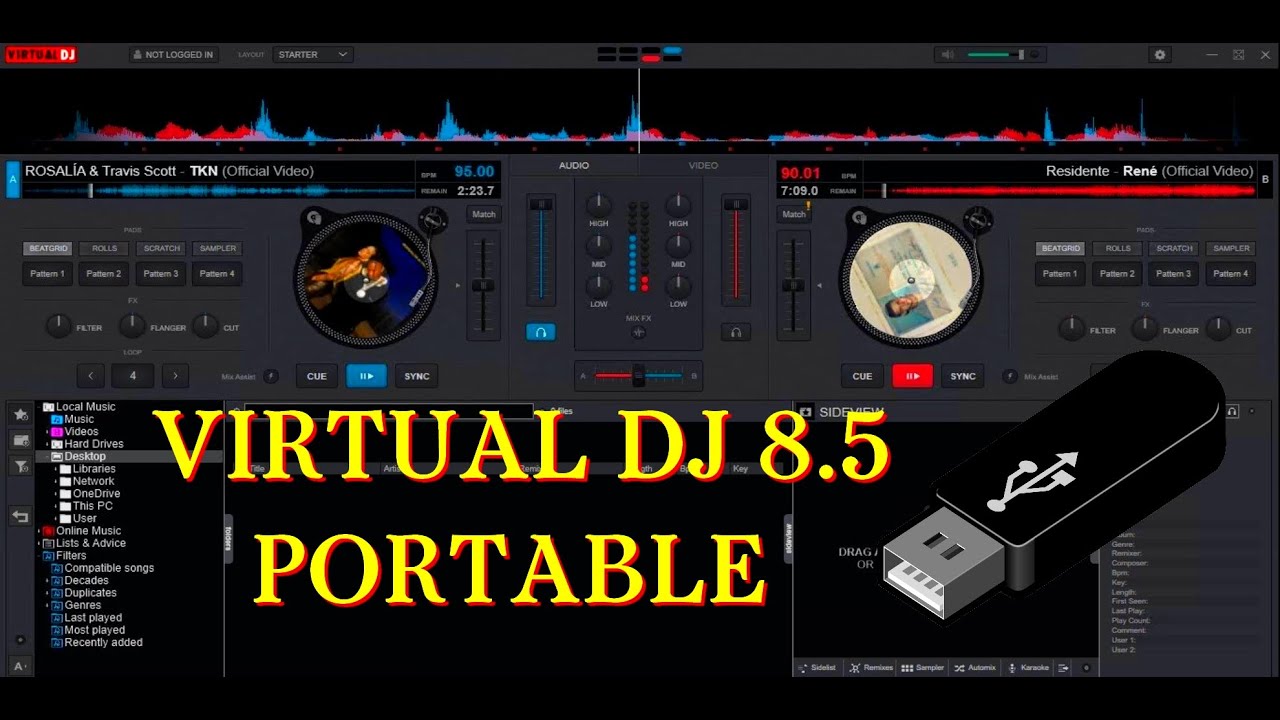 virtual dj portable full