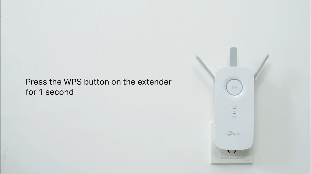 tp link extender setup