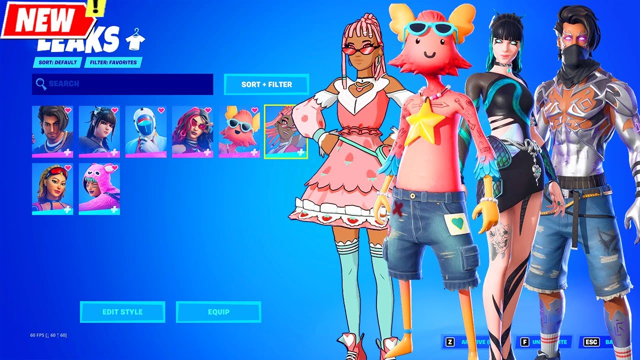 fortnite skin leaks