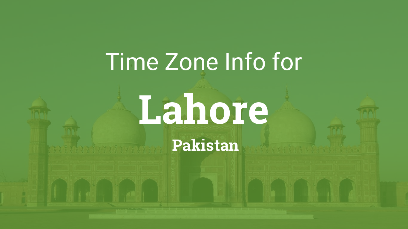 lahore pakistan current time