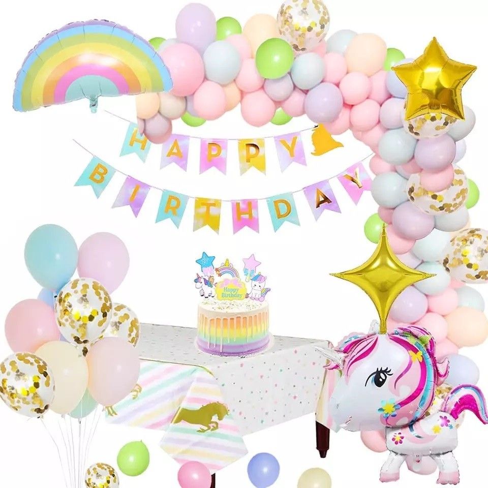 unicorn birthday party decorations