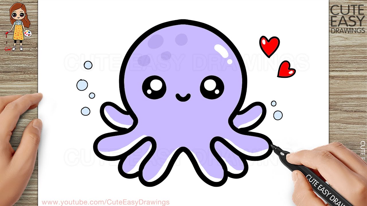 octopus pictures to draw