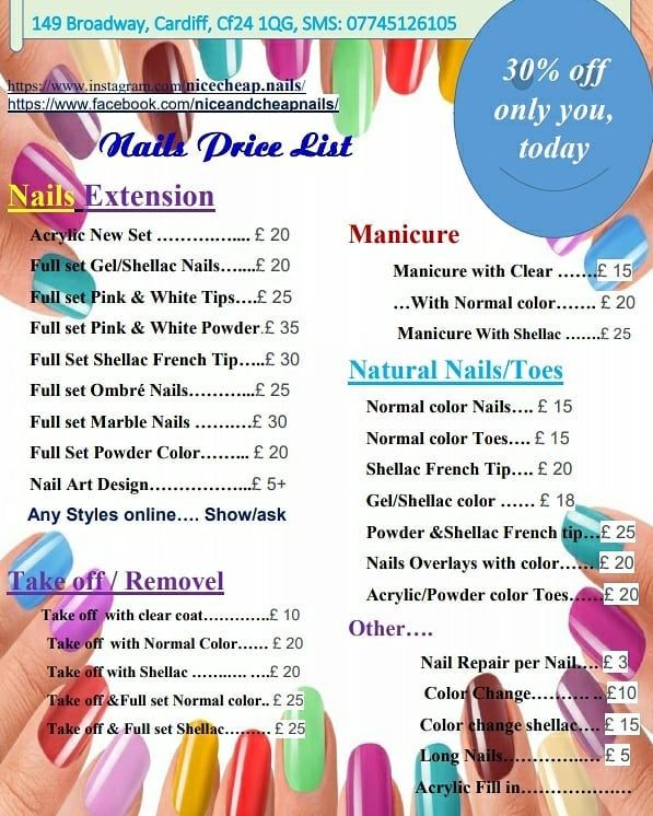 discount nails near me