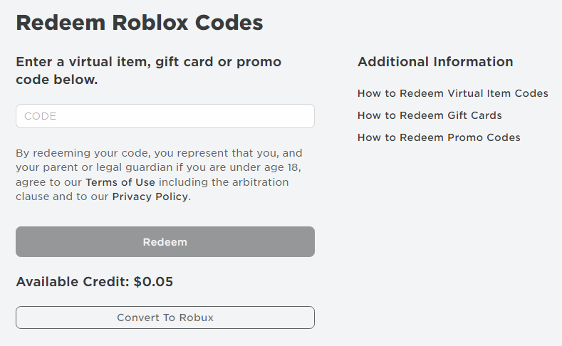 redeem roblox gift card