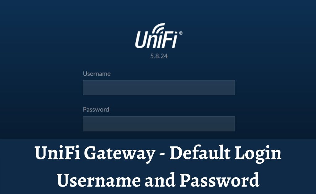 ubiquiti networks inc default password