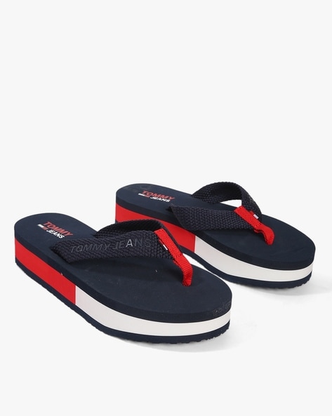 tommy hilfiger flip flops ladies