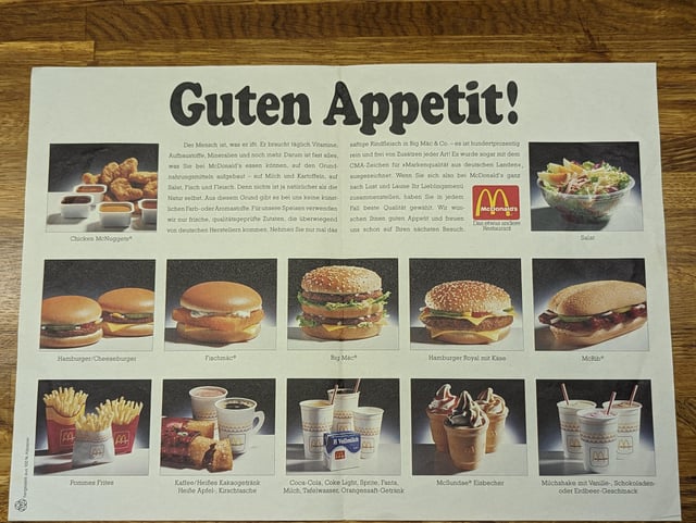 mcdonalds 1996