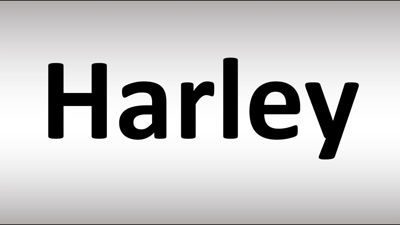 harley davidson pronunciation