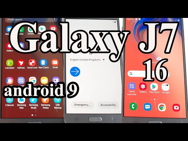 galaxy j7 2016 android 9