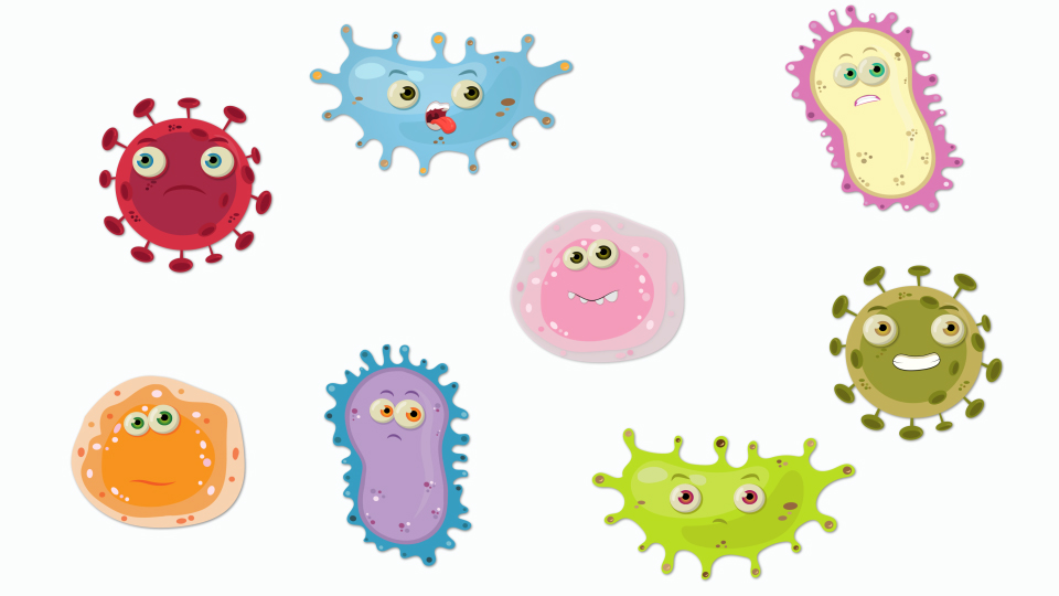 germs cartoon pictures