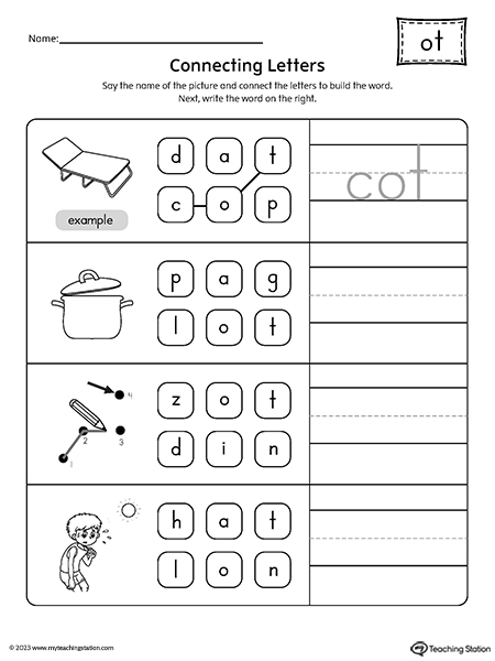 ot words worksheet