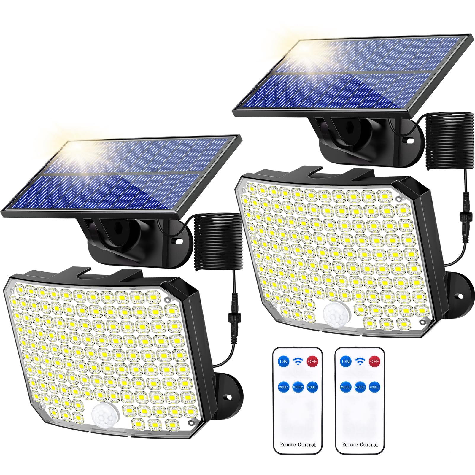 solar powered motion detector flood lights