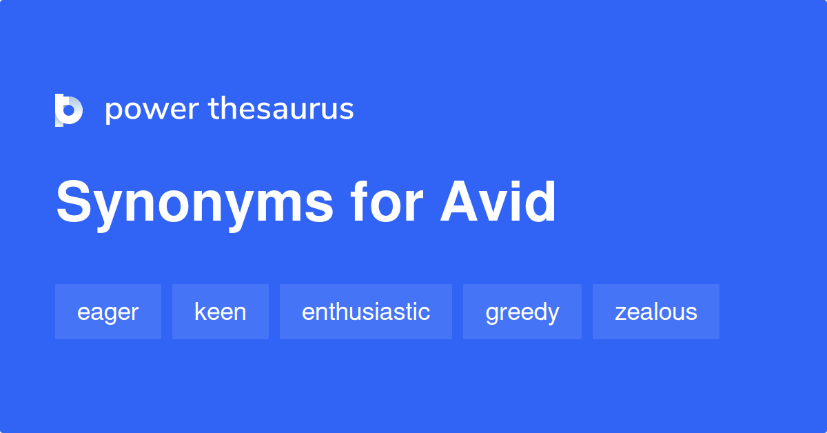 avid thesaurus