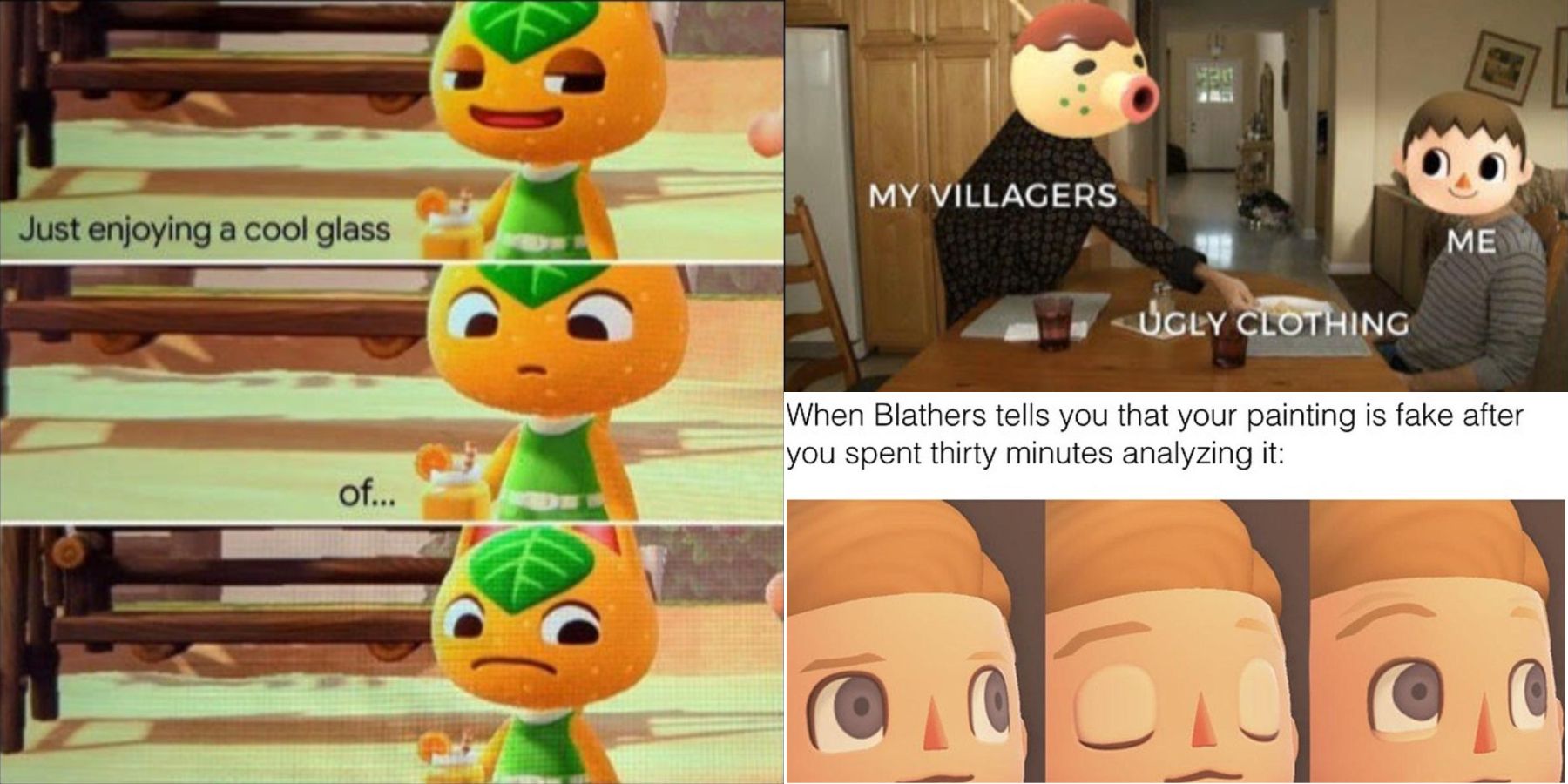 animal crossing meme