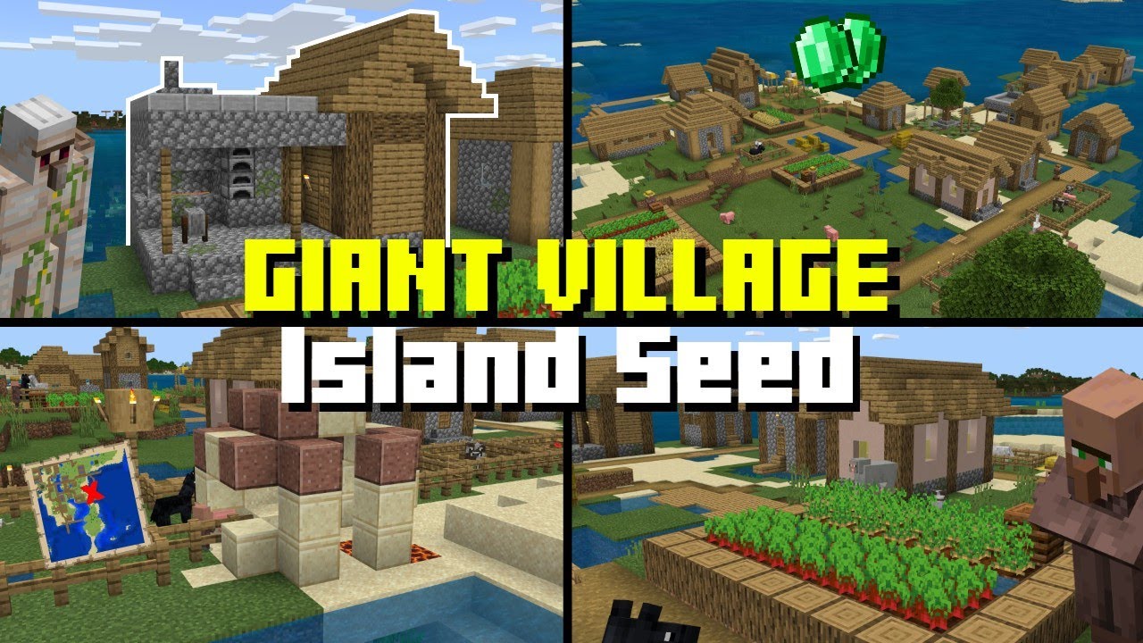 large village seed minecraft