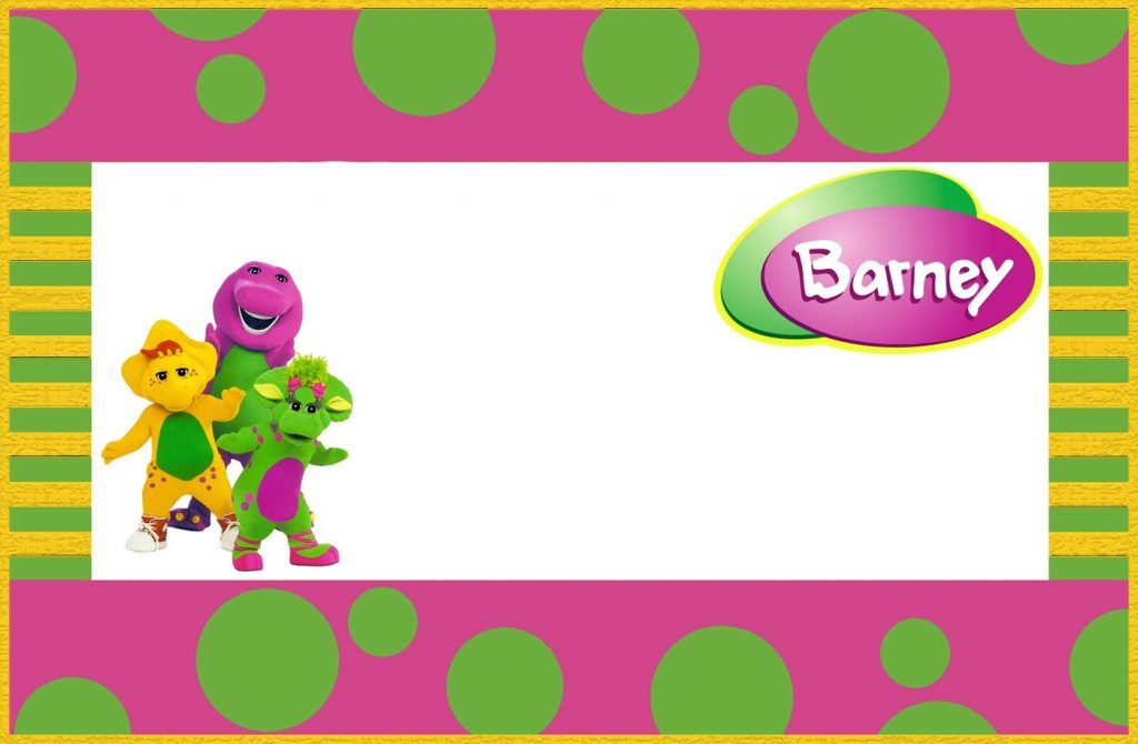 barney invitations