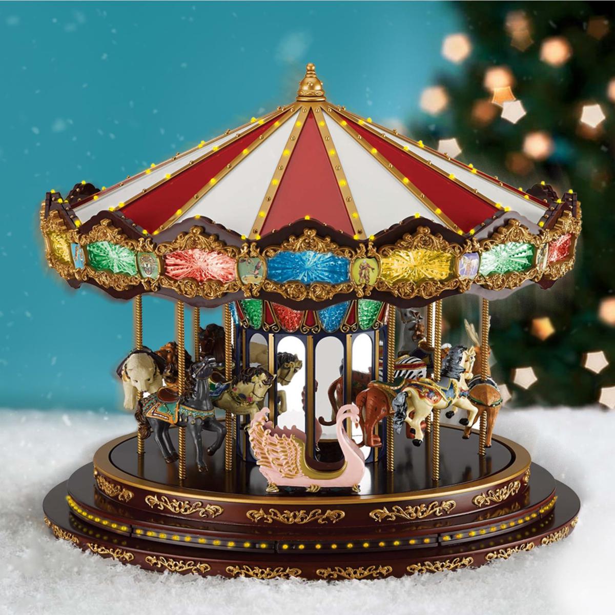 mr. christmas holiday carousel