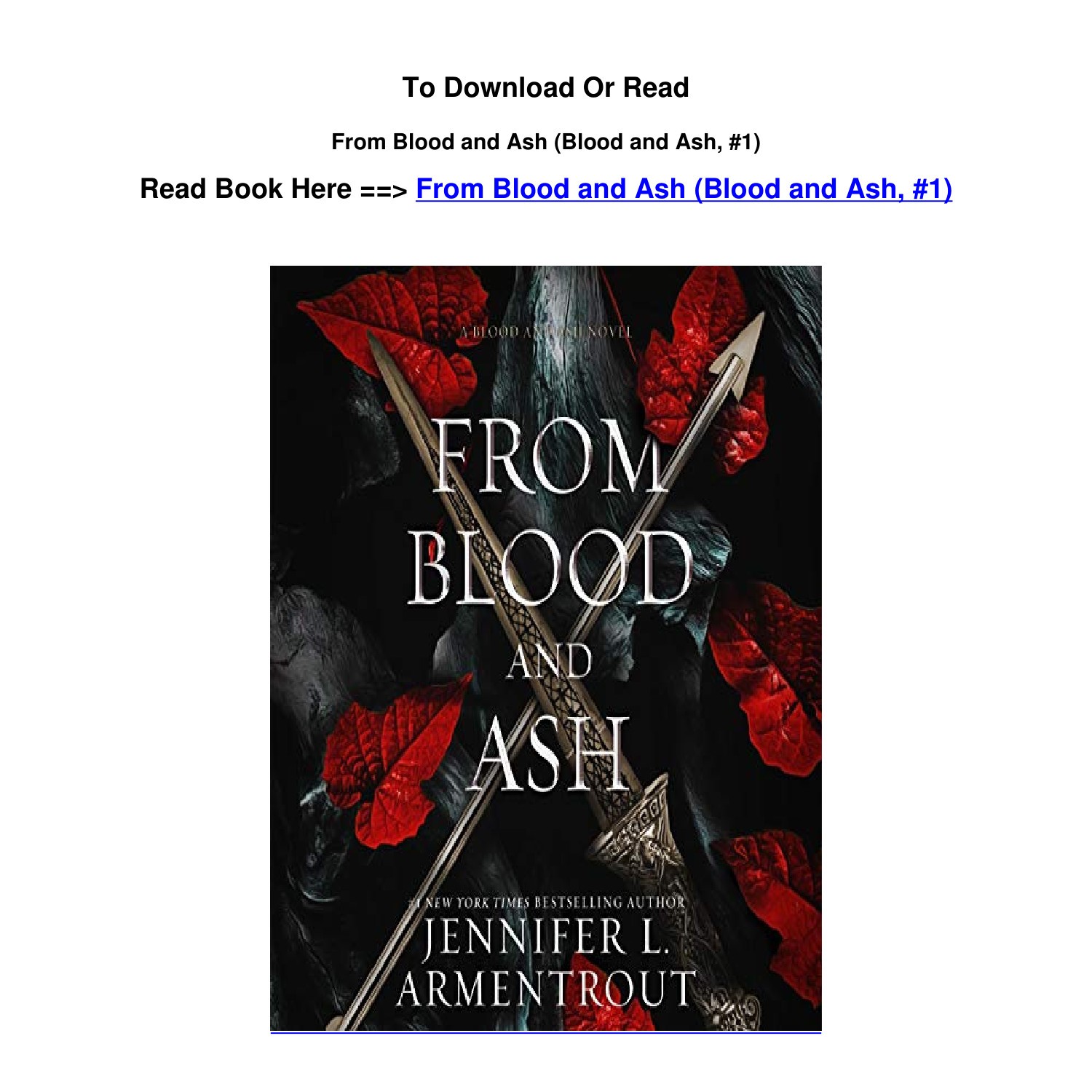 from blood and ash epub